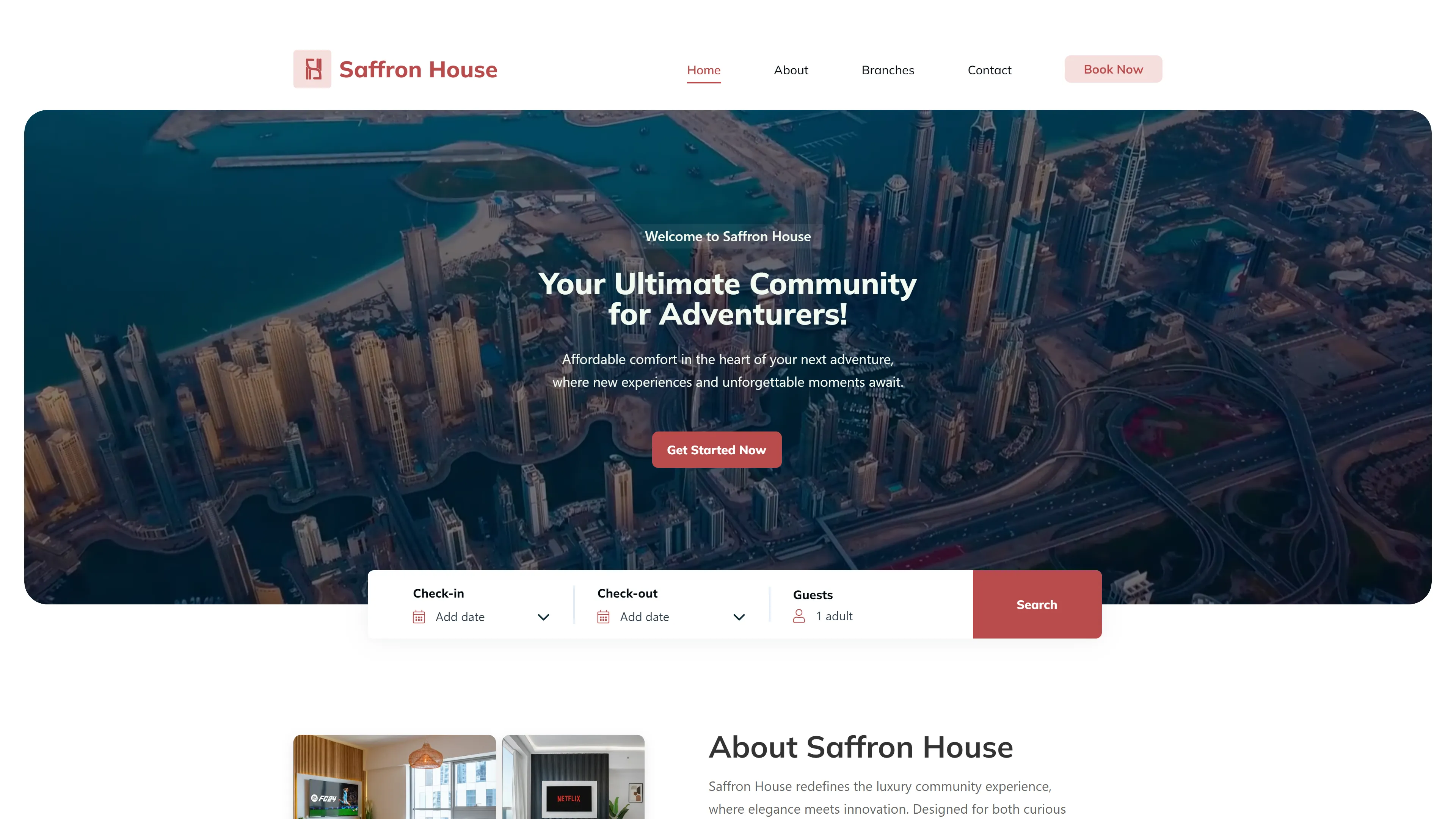 Dubai Hospitality Showcase Website